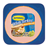 Butterball&nbsp;&nbsp;smoked & honey roasted white turkey, family size, sliced Full-Size Picture